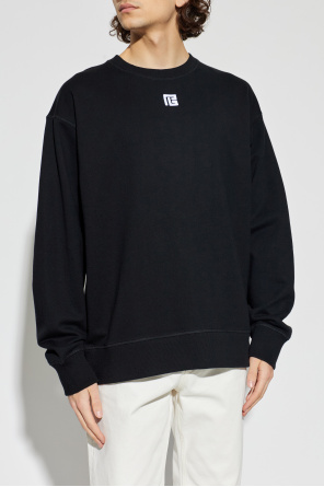 Balmain Sweatshirt mit aufgesticktem Logo