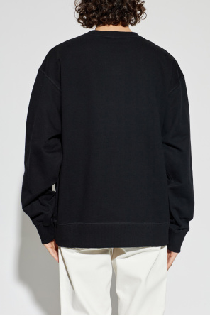 Balmain Sweatshirt mit aufgesticktem Logo