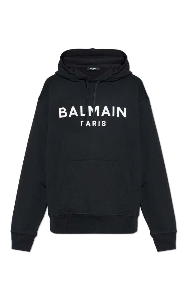 Sweatshirt with printed logo od Balmain