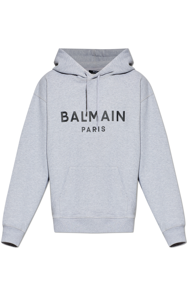 Sweatshirt with printed logo od Balmain