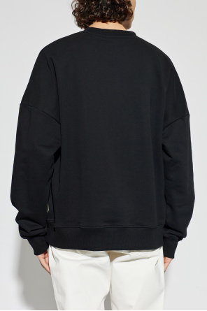 Balmain Sweatshirt with a logo and a velvety finish
