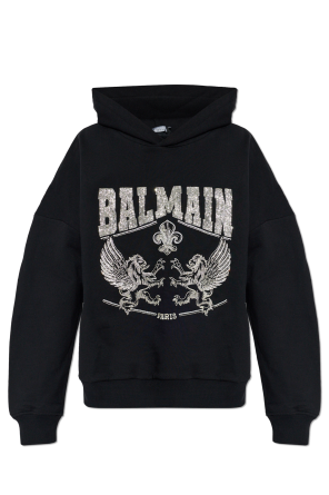 Sweatshirt with shimmering appliqués