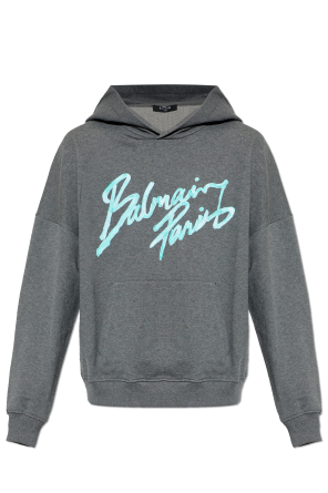 Sweatshirt with printed logo od Balmain