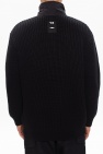 Y-3 Yohji Yamamoto BLACK Band collar sweatshirt
