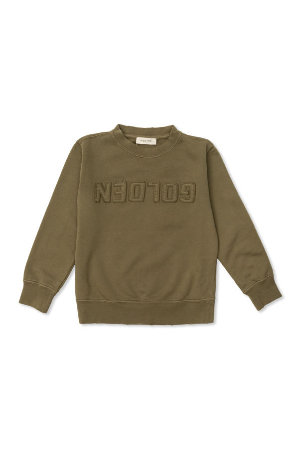Sweatshirt with logo od Golden Goose Kids