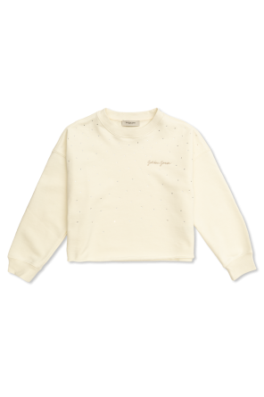 Sweatshirt with shimmering appliqués