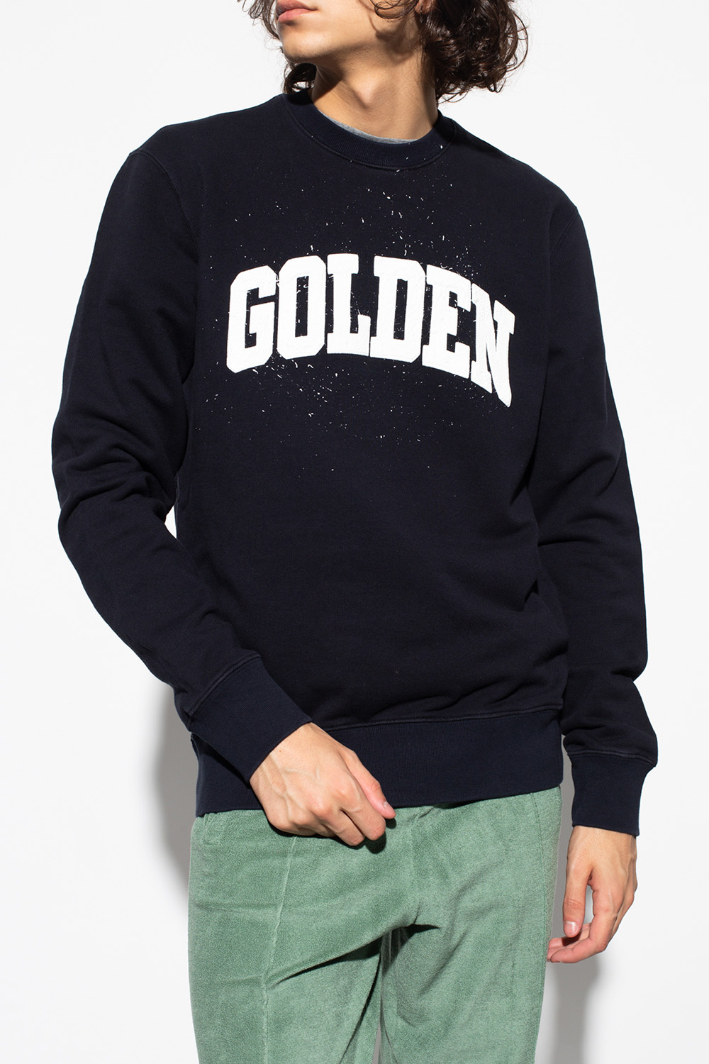 Golden Goose hoodie sweatshirt with logo