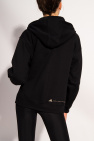 ADIDAS by Stella McCartney BLACK Logo-printed hoodie