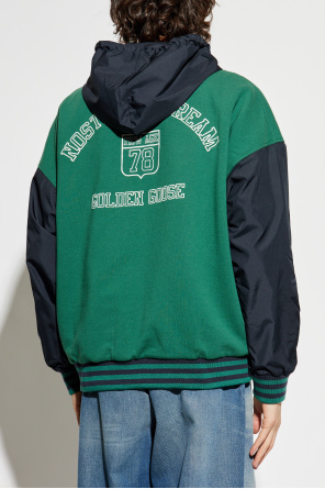 Golden Goose Sudadera reversible de materiales combinados