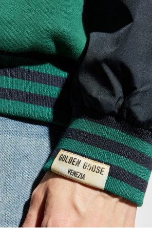 Golden Goose Sudadera reversible de materiales combinados