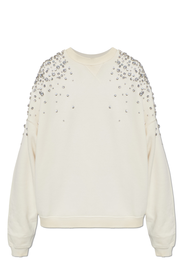 Sweatshirt with shimmering appliqués od Golden Goose