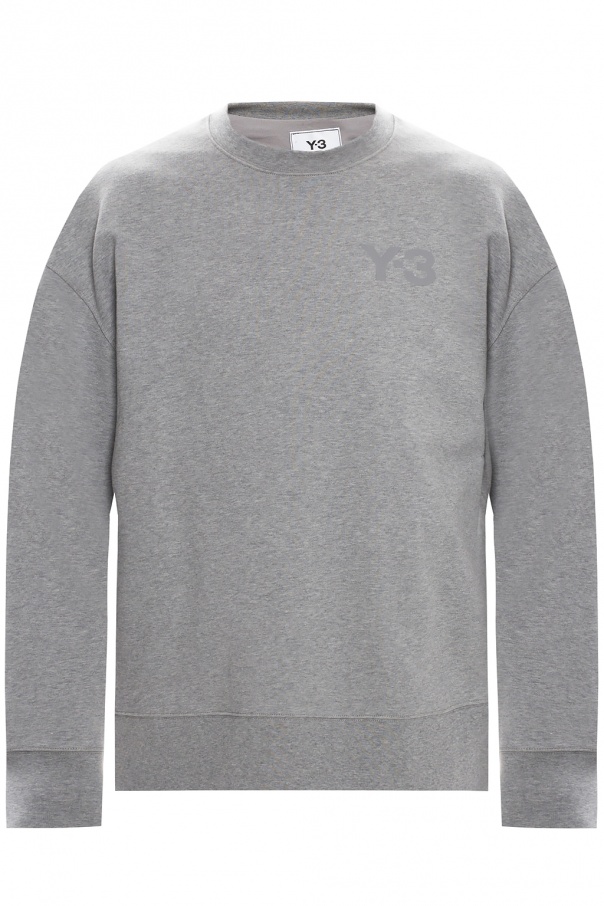 Y-3 Yohji Yamamoto T-shirt med broderet flag og logo