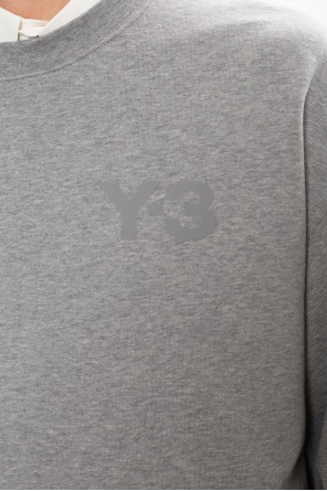 Y-3 Yohji Yamamoto T-shirt med broderet flag og logo