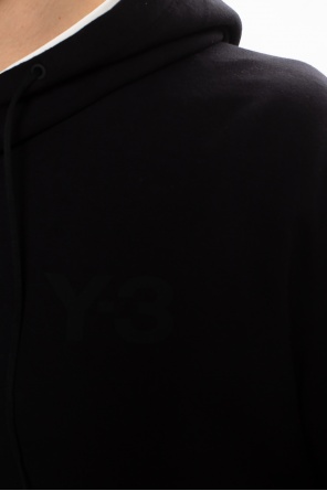 Y-3 Yohji Yamamoto Logo sequin hoodie