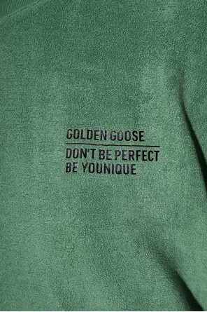 Golden Goose Parajumpers logo-print cotton T-shirt Blu