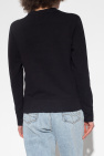 Golden Goose BLACK Sweatshirt with logo