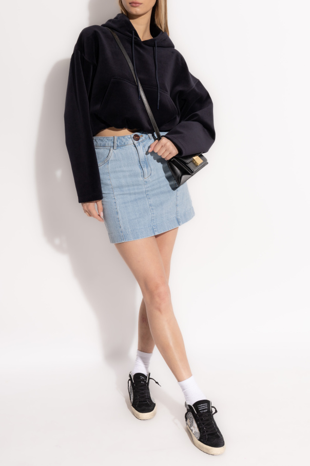 Golden Goose Sudadera con capucha de terciopelo