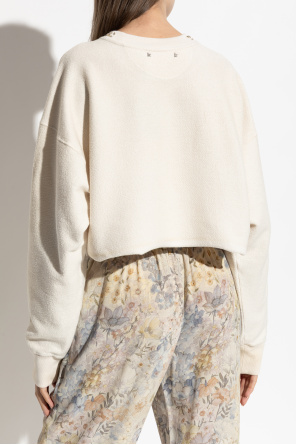 Golden Goose Sudadera corta con aplicaciones