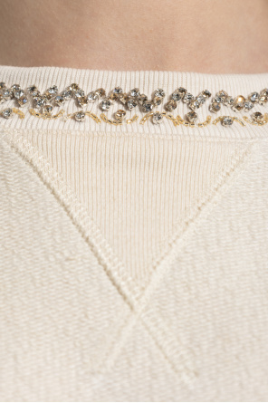 Golden Goose Sudadera corta con aplicaciones