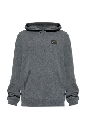 Suéter de lana con capucha