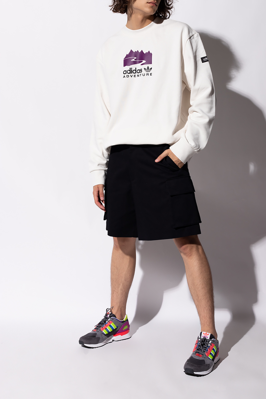 adidas peach Originals Sweatshirt with logo