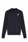 Moncler Thom Browne Long Sleeve Shirt Grosgrain Placket In Blue Oxford