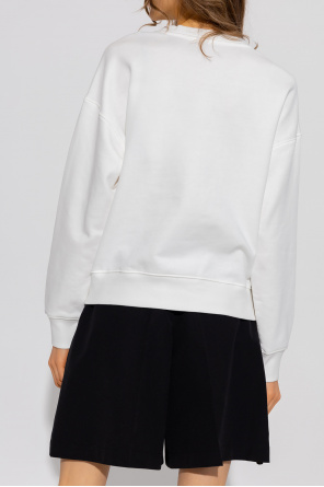 Moncler Versace Kids logo print corte sweatshirt dress