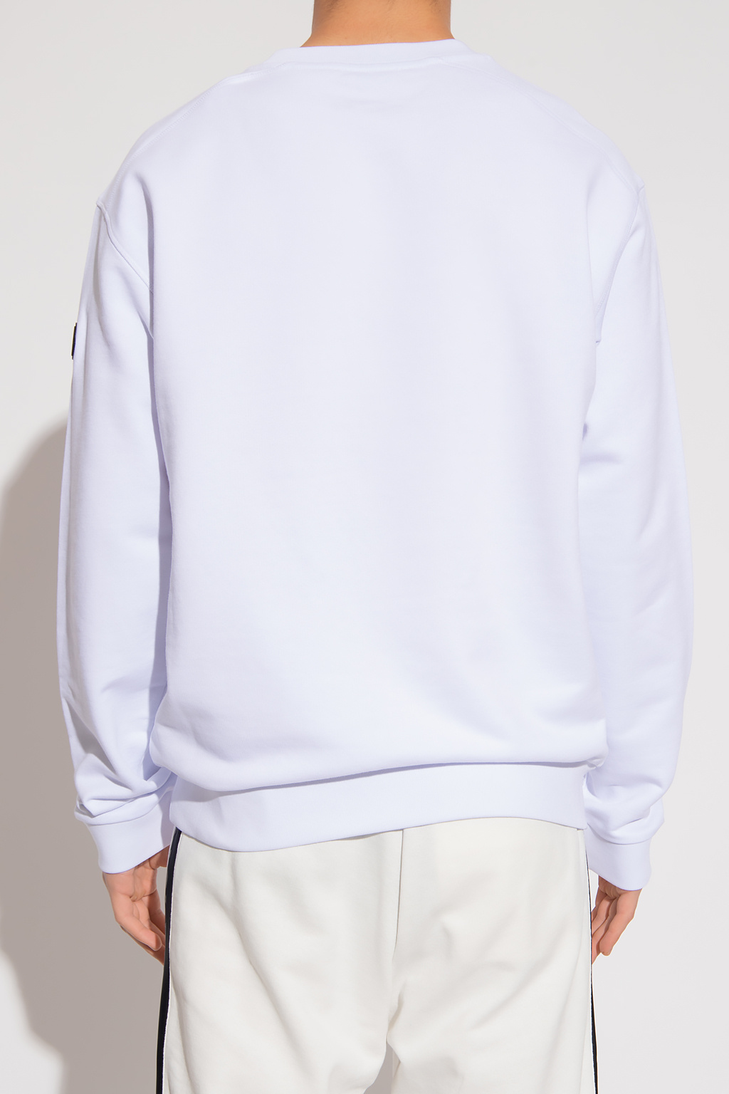 Moncler blanc sweatshirt with logo