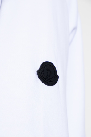 Moncler BARROW cotton logo-print T-shirt Weiß