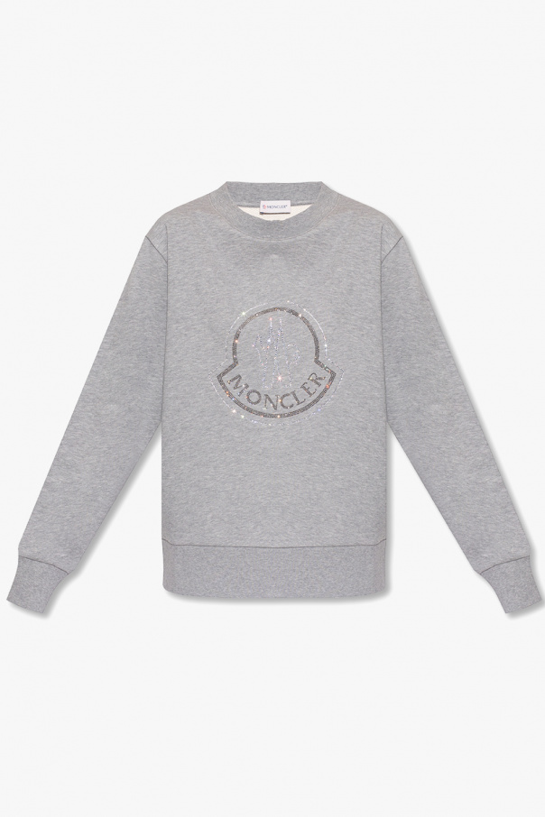 Moncler Sweatshirt with crystal logo