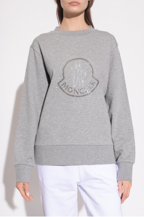 Moncler Combo sweatshirt with crystal logo