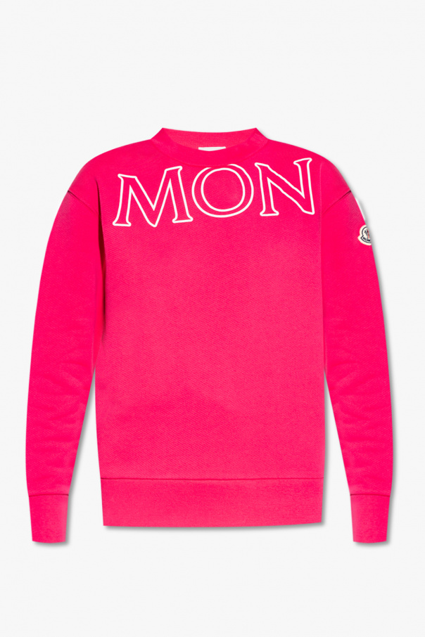 Moncler nera sweatshirt with logo