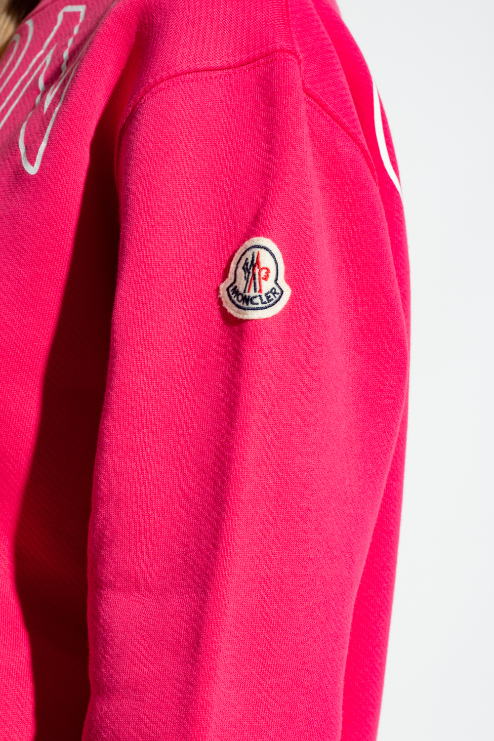 Moncler nera sweatshirt with logo