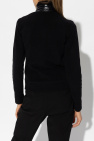 Moncler Grenoble BLACK Fleece sweatshirt with logo