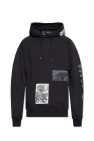 fox-logo pullover hoodie