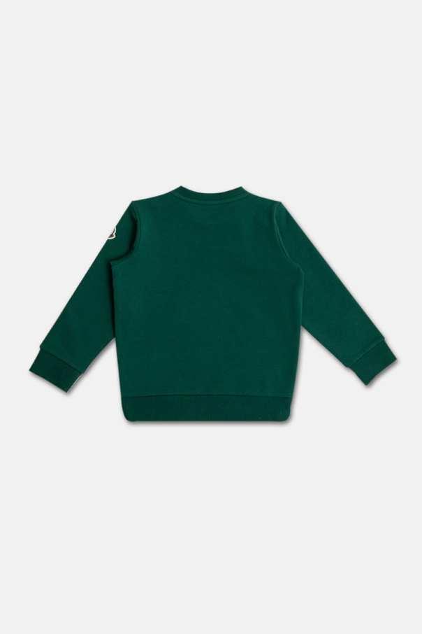 Moncler Enfant sweatshirt denim with logo