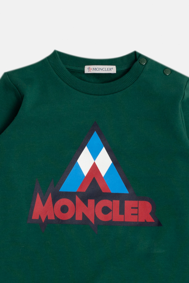 Moncler Enfant Dry-Fit Logo T-Shirt