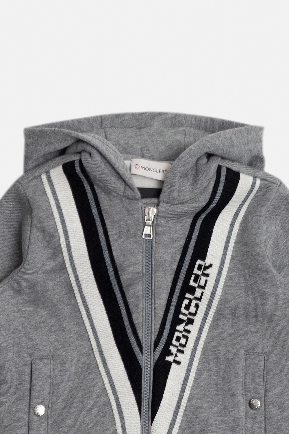 Moncler Enfant Hoodie with stripes