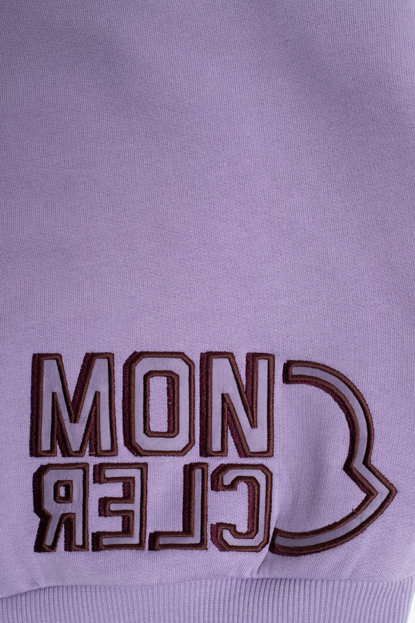 Moncler Enfant John Richmond embroidered-logo down jacket