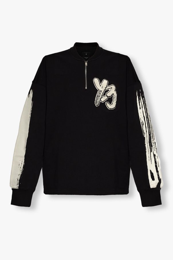 Y-3 Yohji Yamamoto Billionaire logo-patch pullover jumper