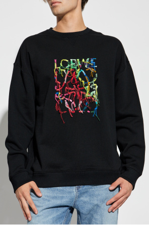 Loewe Sweatshirt with multicolored embroidered logo