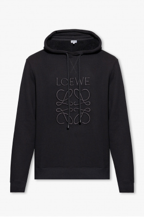 chain-link print hooded jacket od Loewe