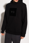 Y-3 Yohji Yamamoto Logo Leather hoodie