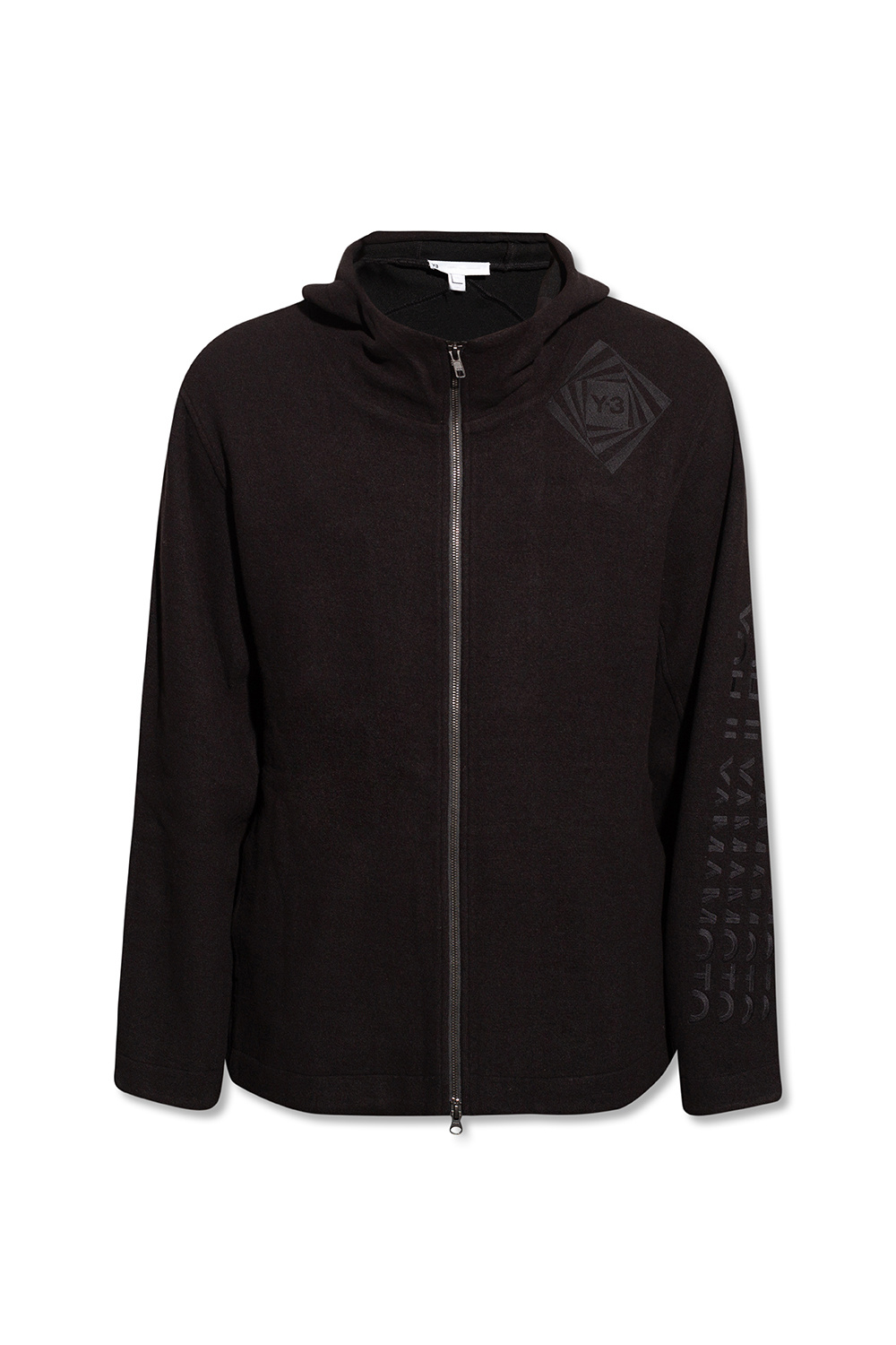 metallic laminated T-shirt Wool hoodie