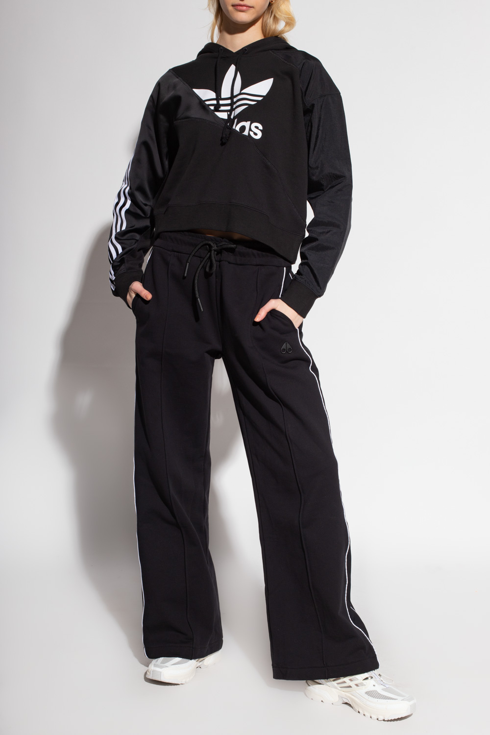 ADIDAS Originals Cropped oversize hoodie