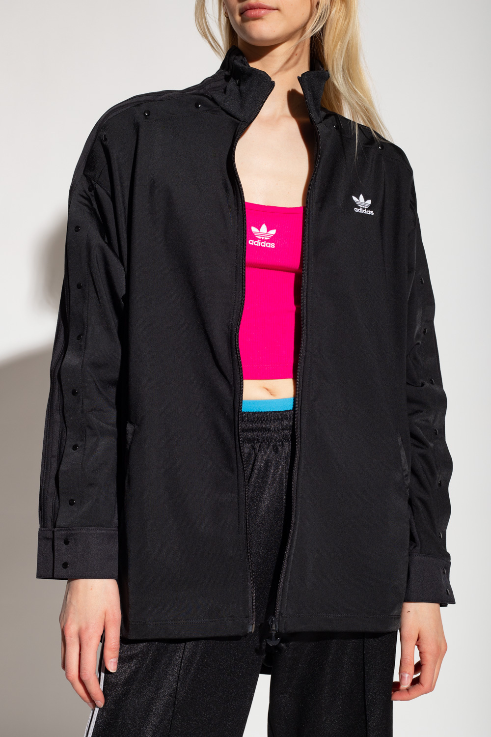 ADIDAS Originals Sweatshirt with snap fastenings