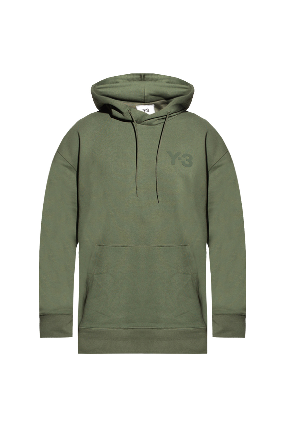 Y-3 Yohji Yamamoto organic-cotton hoodie with logo