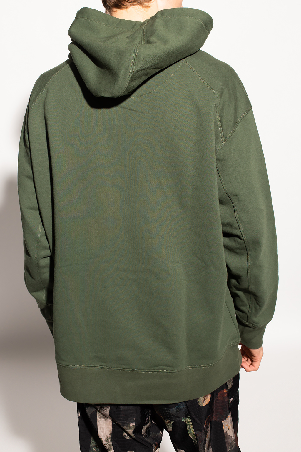 Y-3 Yohji Yamamoto organic-cotton hoodie with logo