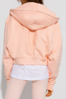 Reebok x Victoria Beckham Cropped loose-fitting sweatshirt