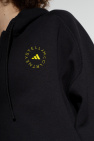 ADIDAS by Stella McCartney BLACK Cropped hoodie with logo